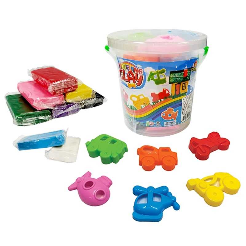 ดินน้ำมันสูตรนิ่ม 320กรัม แถมแม่พิมพ์ 8สี คละสี มี มอก. Kidart คิดอาร์ท ปลอดภัย ไร้สายพิษ พร้อมส่ง