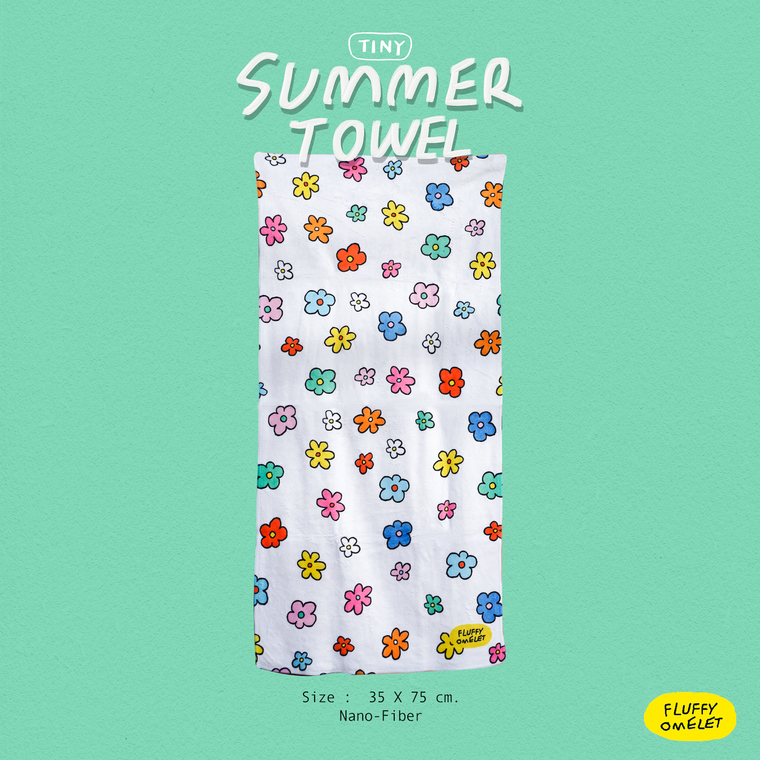 ALWAYS FLOWER TINY SUMMER TOWEL