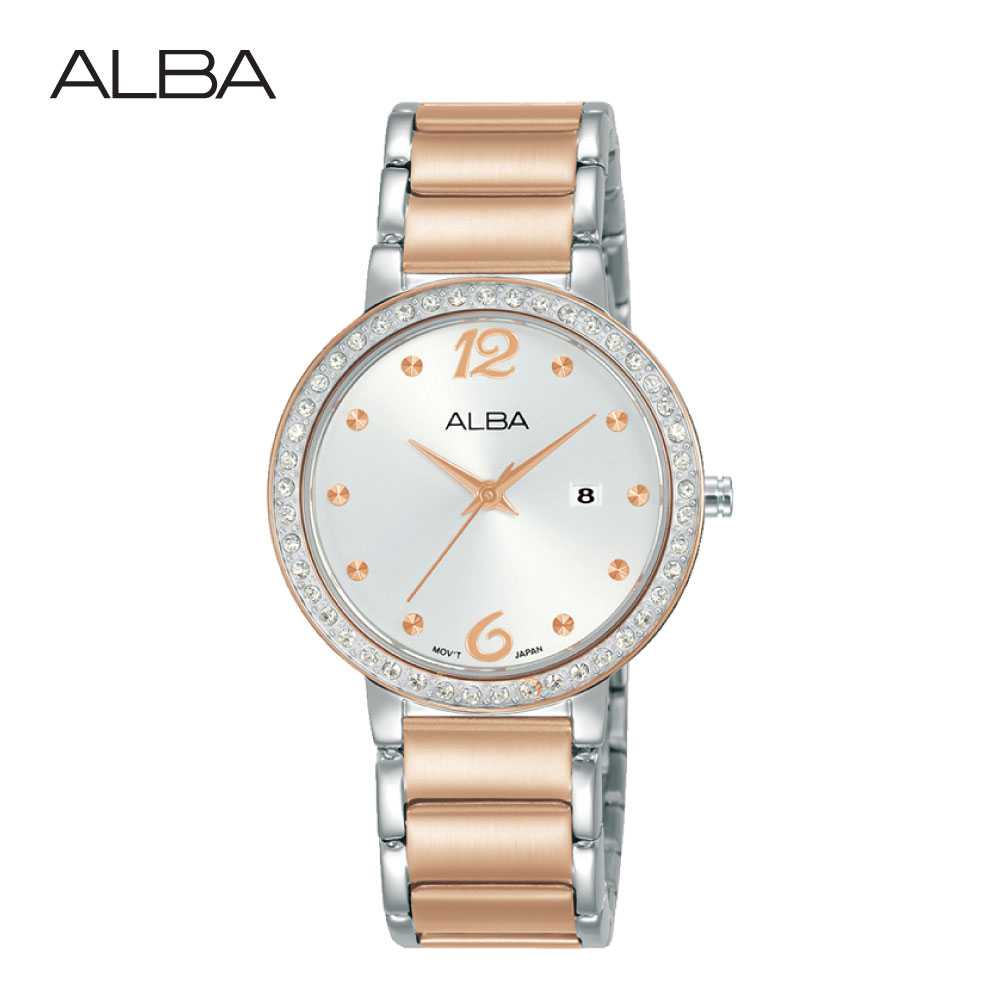 ALBA นาฬิกาข้อมือผู้หญิง Ikebana Quartz รุ่น AH7BK2X ขนาด 31 mm.