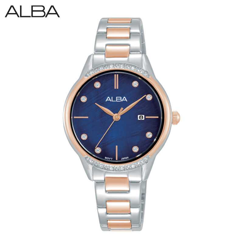 ALBA นาฬิกาข้อมือผู้หญิง Ikebana Quartz รุ่น AH7AP8X ขนาด 31 mm.