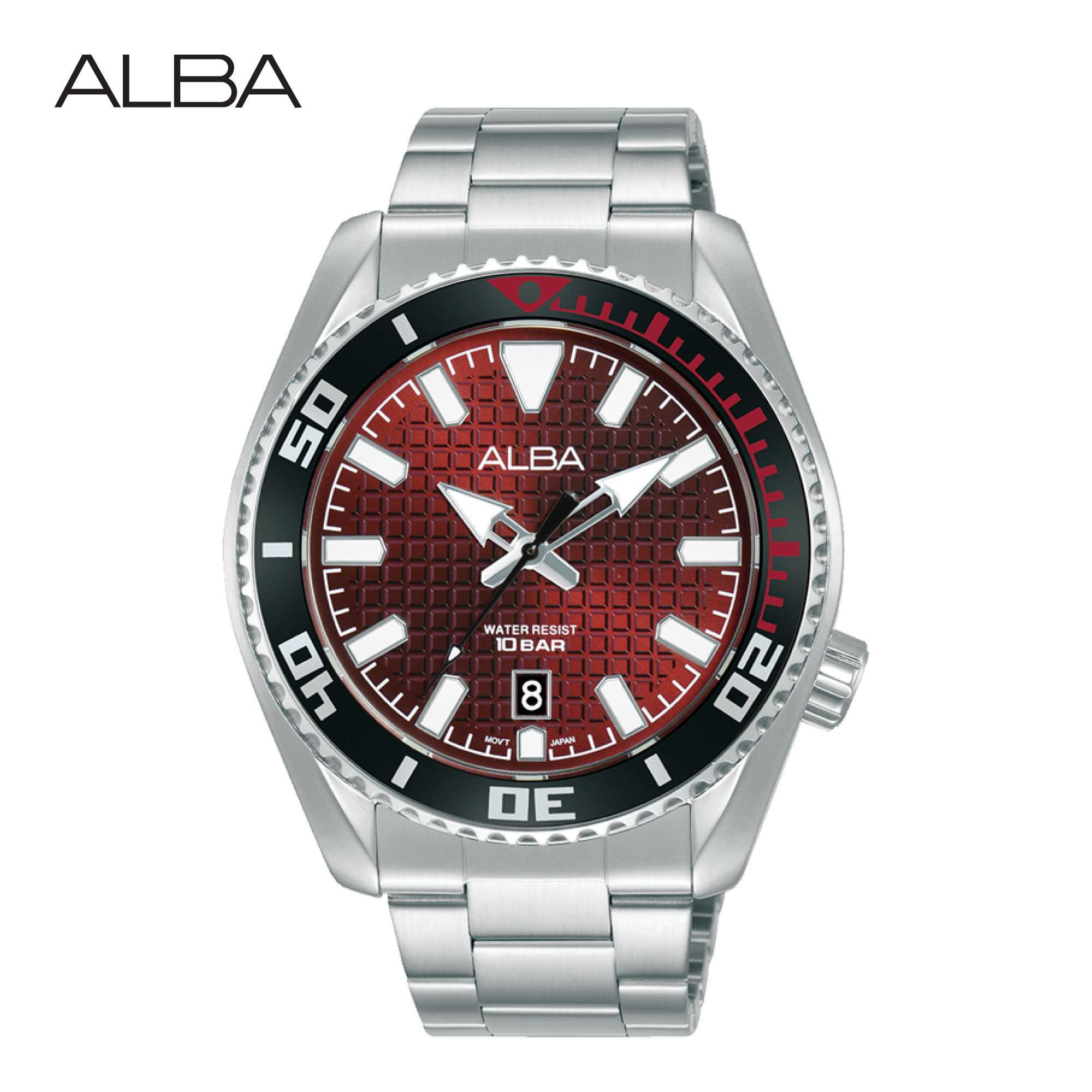 ALBA นาฬิกาข้อมือ Sportive Quartz รุ่น AS9P03X ขนาด 43.5 mm.