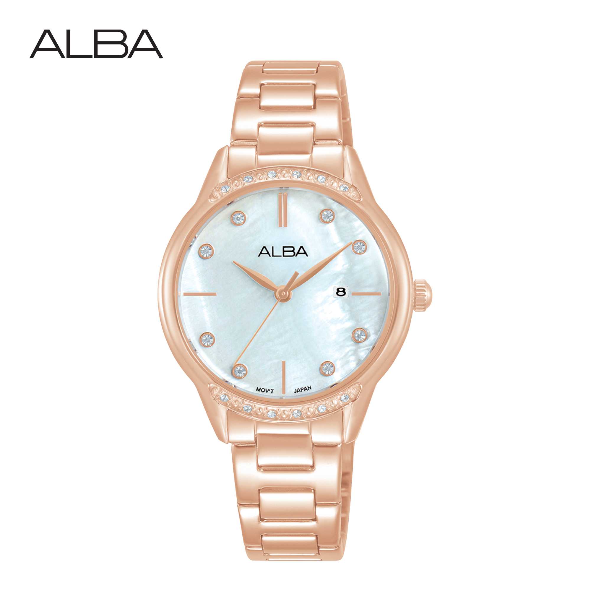 ALBA นาฬิกาข้อมือผู้หญิง Ikebana Quartz รุ่น AH7AP4X ขนาด 31 mm.