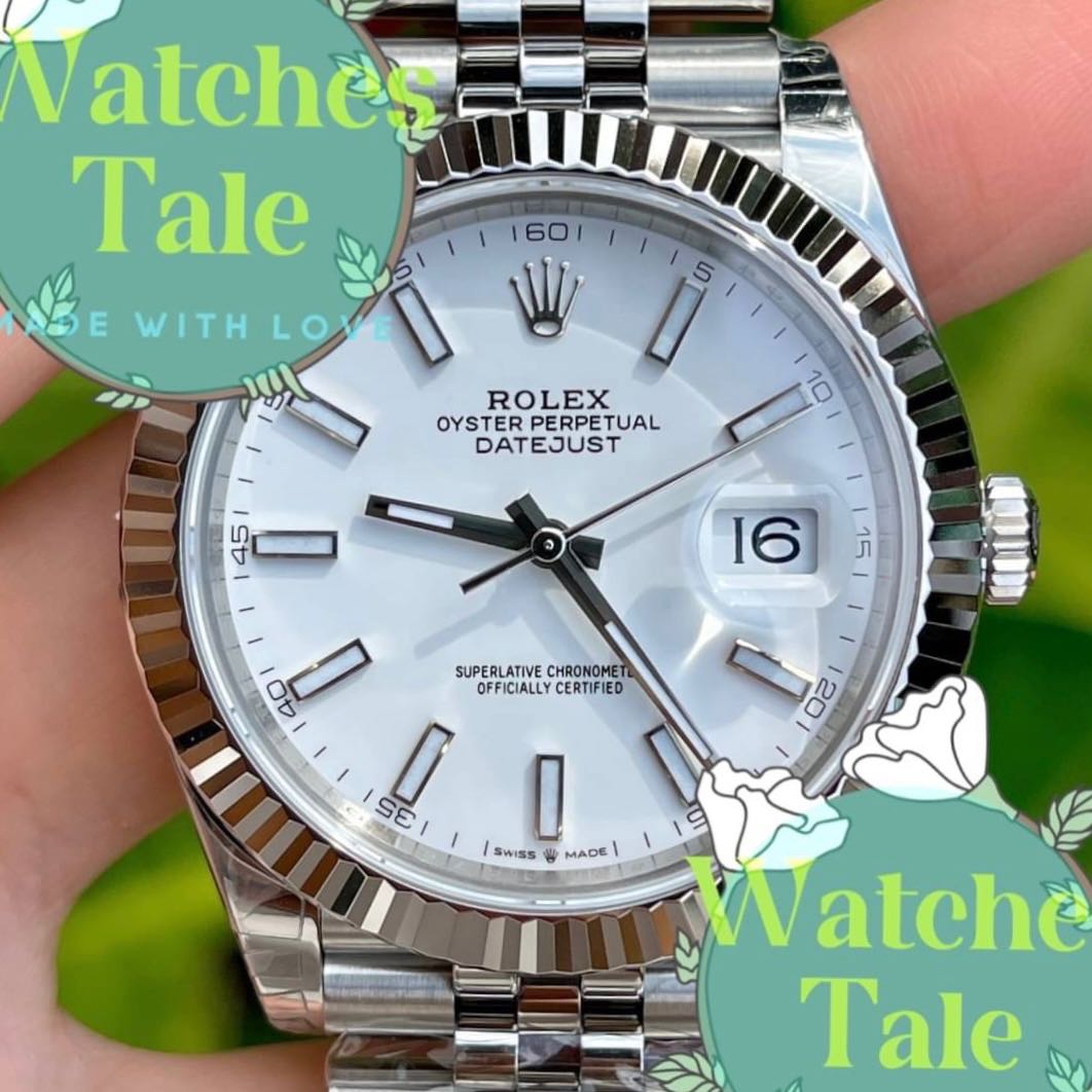 Rolex Datejust 41mm. White Dial VSF Factory Ref.126334 Jubilee