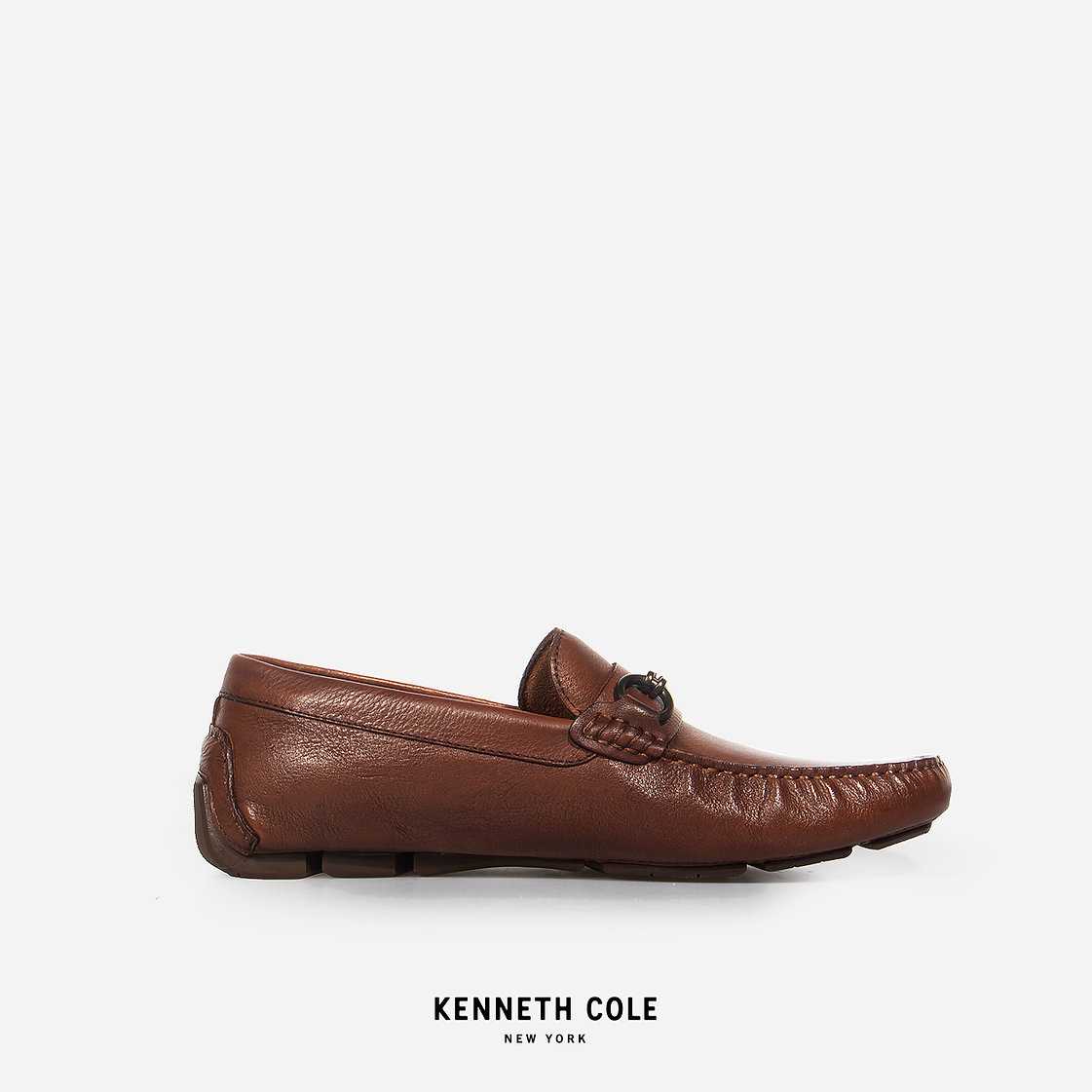 KENNETH COLE รองเท้าลำลองผู้ชาย รุ่น THEME BIT DRIVER สีน้ำตาล ( CAS - KMF0021LE-901 )