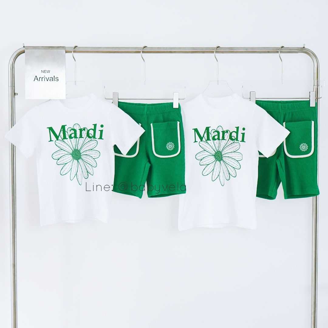 Mardi Kids Setup Sweat Short (Green)
