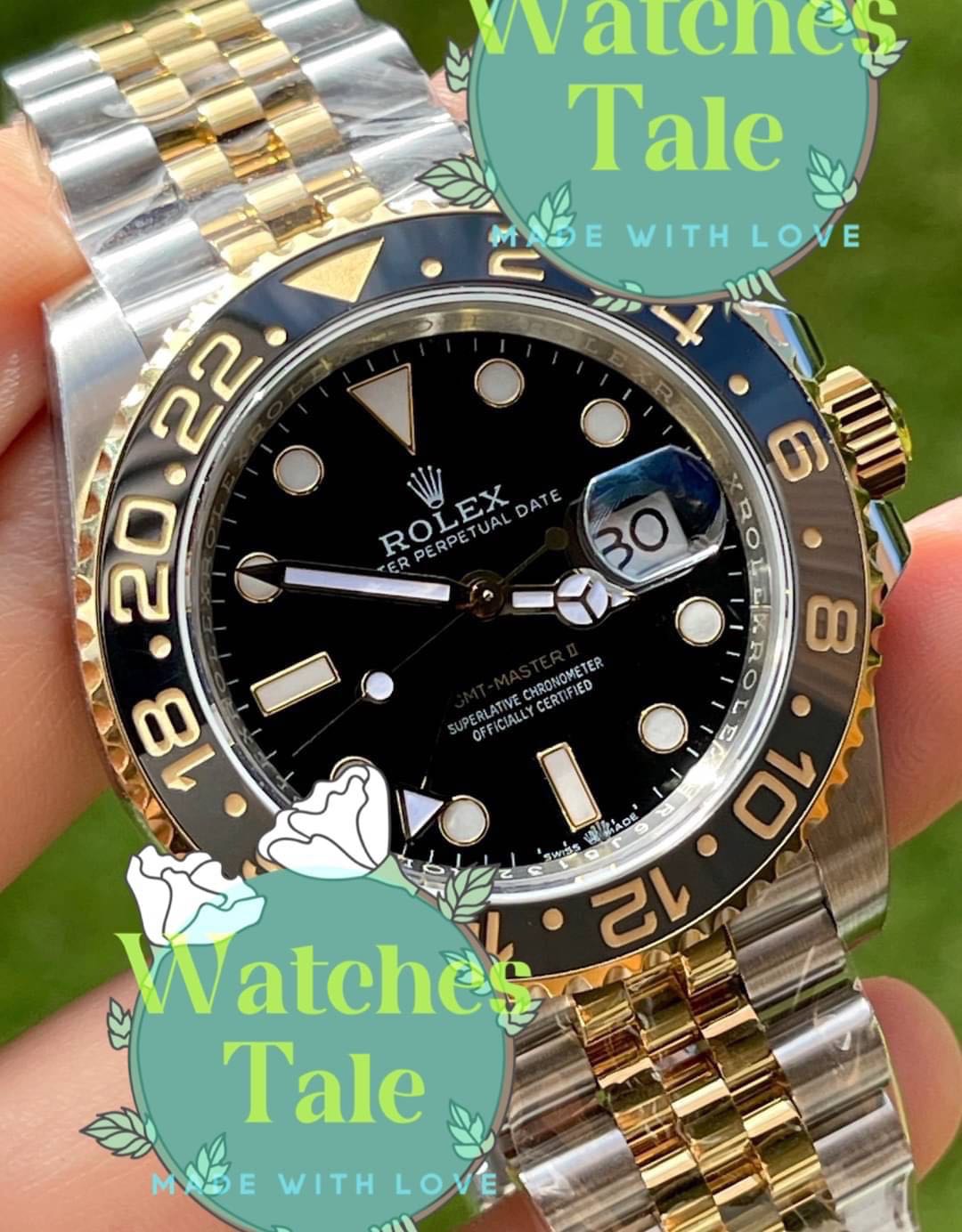 Rolex GMT Master II Yellowgold Twotone Jubilee Ref.126713grnr EW