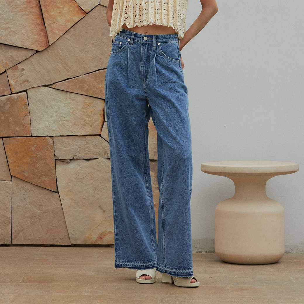 (พร้อมส่ง) Perana Jeans 001 กางเกงยีนส์ขายาว