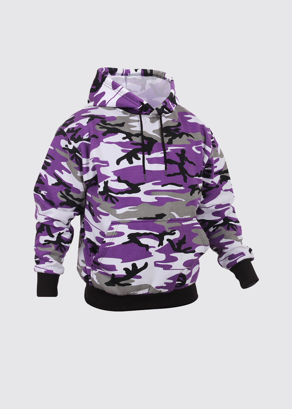 ROTHCO PULLOVER HOODED CAMO SWEAT SHIRT – ULTRA VIOLET CAMO