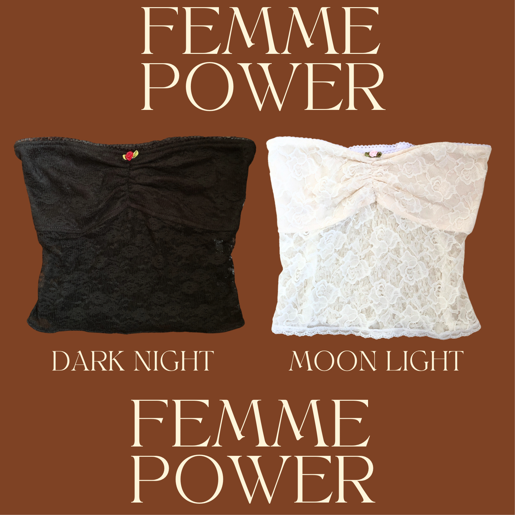 FEMME | LACE TUBE TOP