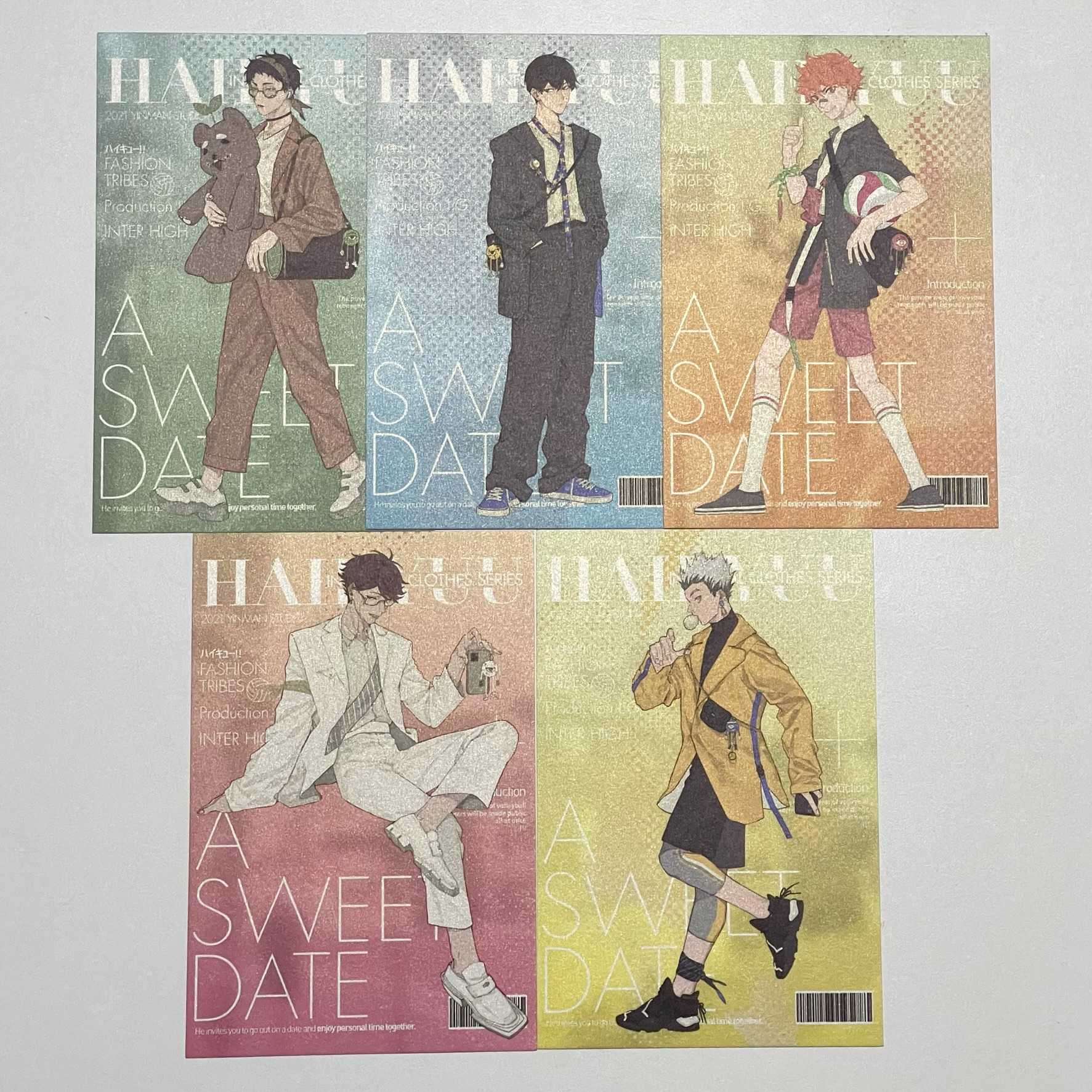[Fanmade] HQ Informal Clothes Series โปสการ์ด