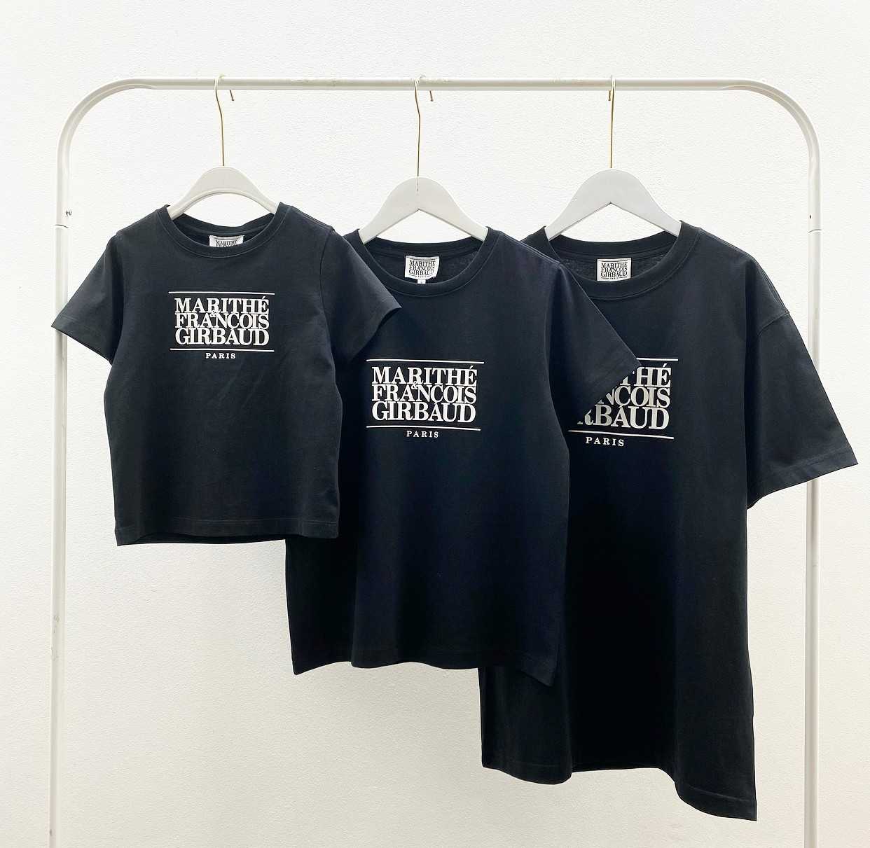 พร้อมส่ง !! Marithe  Classic Logo tee ( black)