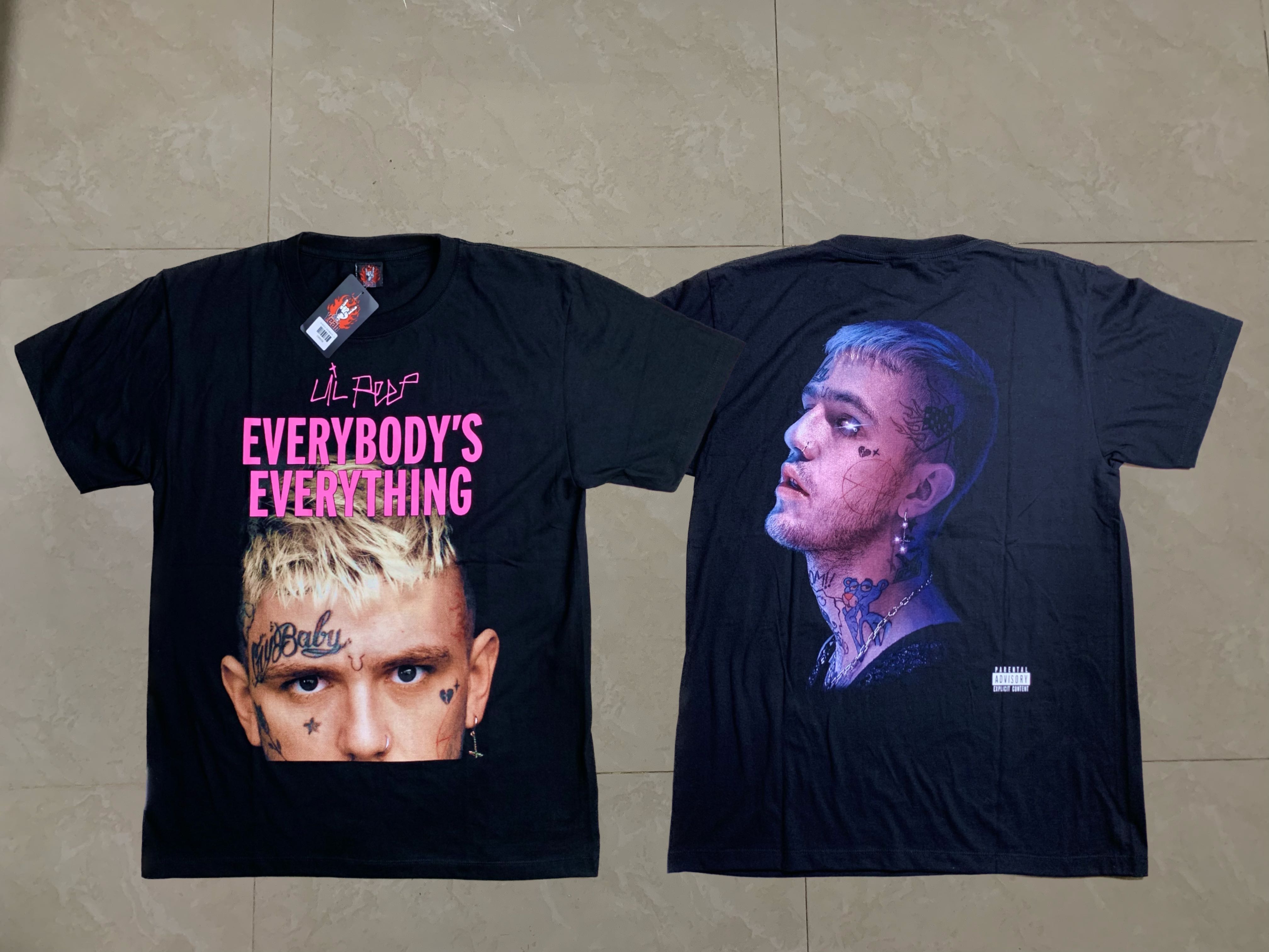 เสิ้อศิลปินวินเทจ Lil peep (Rock yeah)