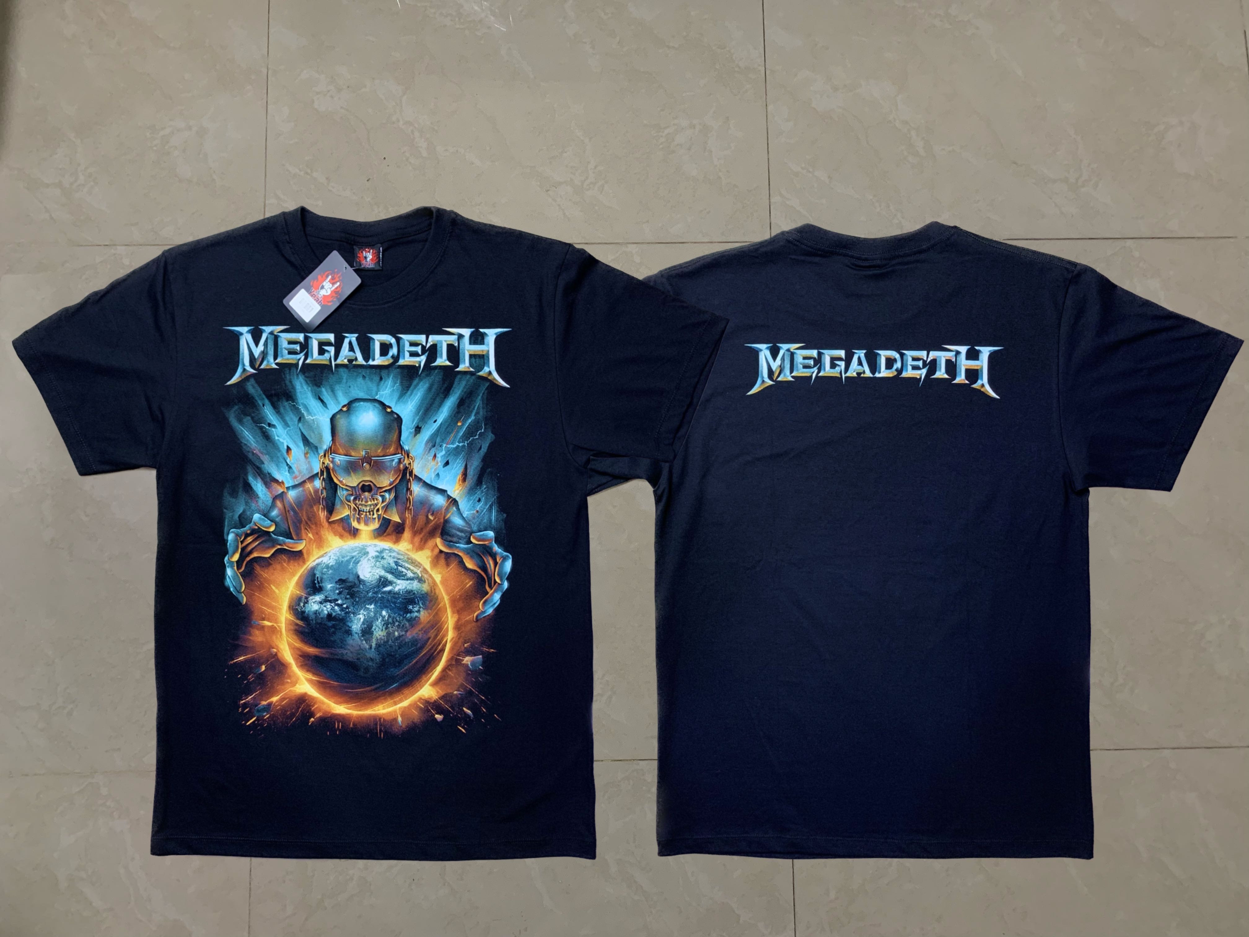 เสื้อวงวินเทจ Megadeth (Rock yeah)