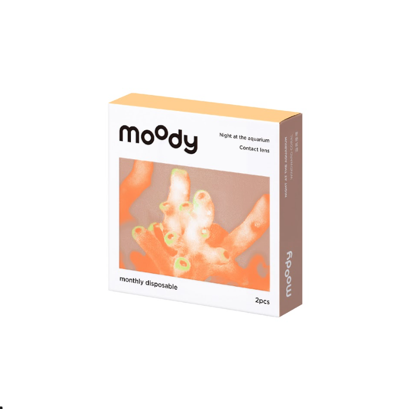 Moody night at the aquarium Winward Coral (Coral Brown) | 1 Month ( 0.00 ~ - 3.00 ) (2 pcs)