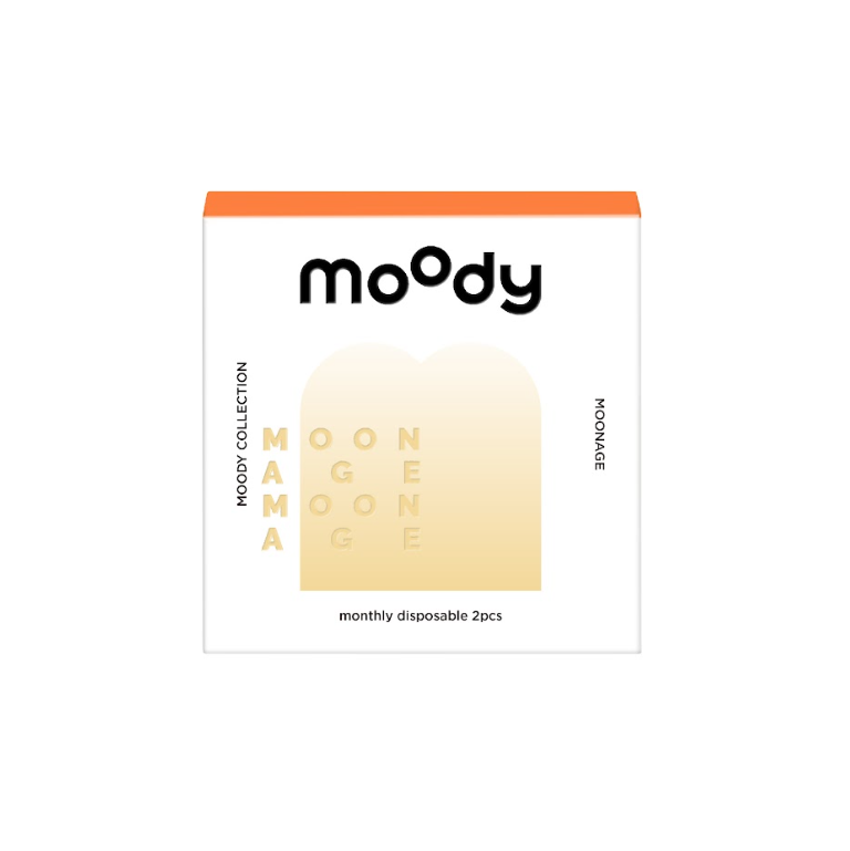Moody collection Moonage (Champagne Brown) | 1 Month ( 0.00 ~ -3.00 ) ( 2 pcs.)