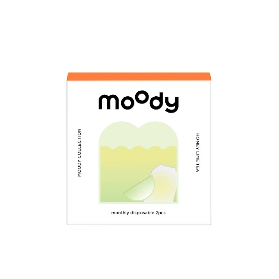 Moody collection Honey Lime Tea (Lime Green) | 1 Month ( 0.00 ~ 3.00 ) (2 pcs)