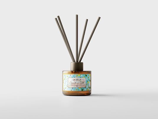 Reed diffuser - No.6 Smooth & chill 50 ml  ก้านไม้หอม ทำเองวัตถุดิบพรีเมี่ยมช่วยผ่อนคลายหลับสบาย