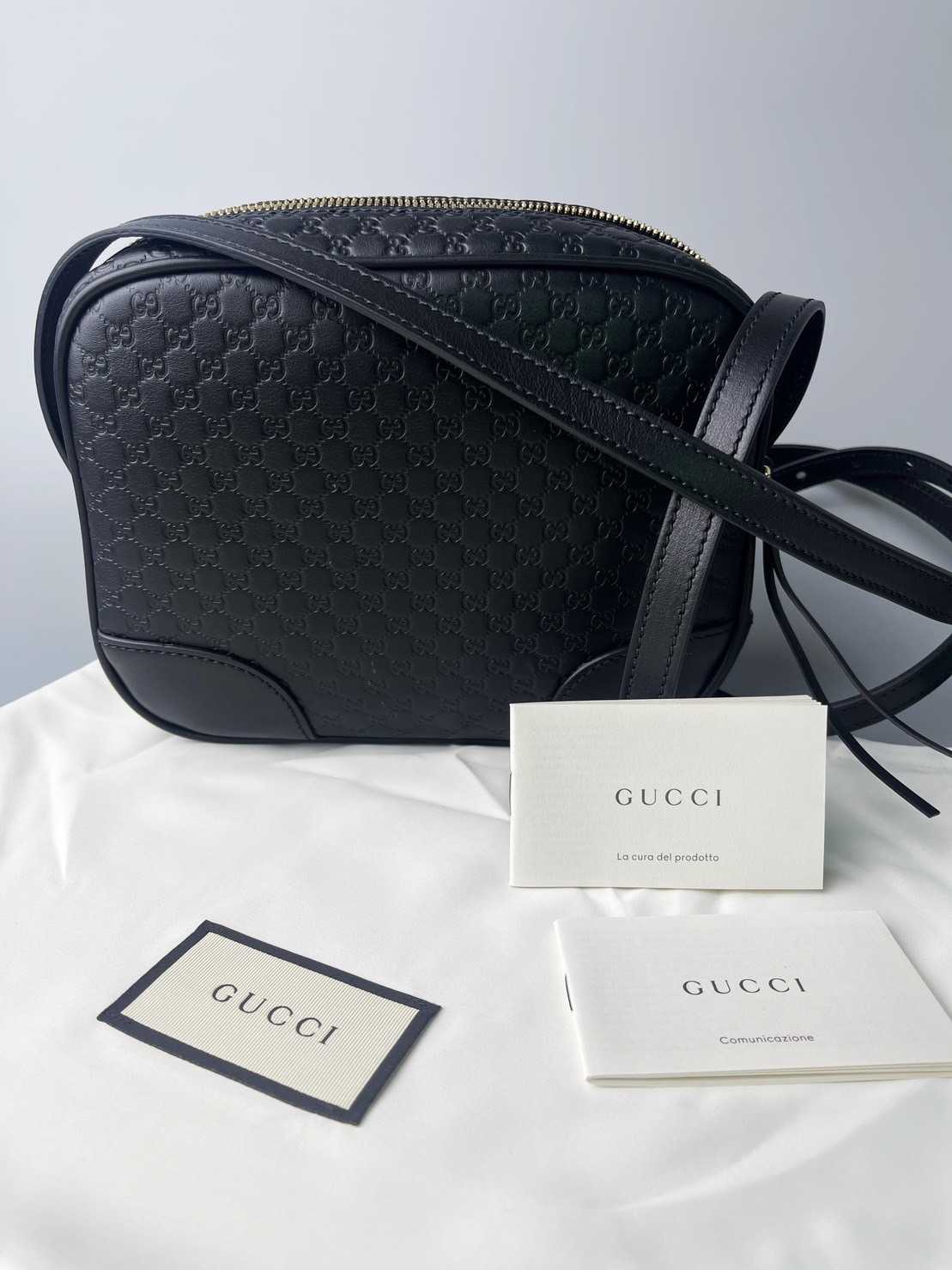 Gucci Bree Leather Camera Bag Size. 8.5 x 6.5 x 3 LINE SHOPPING