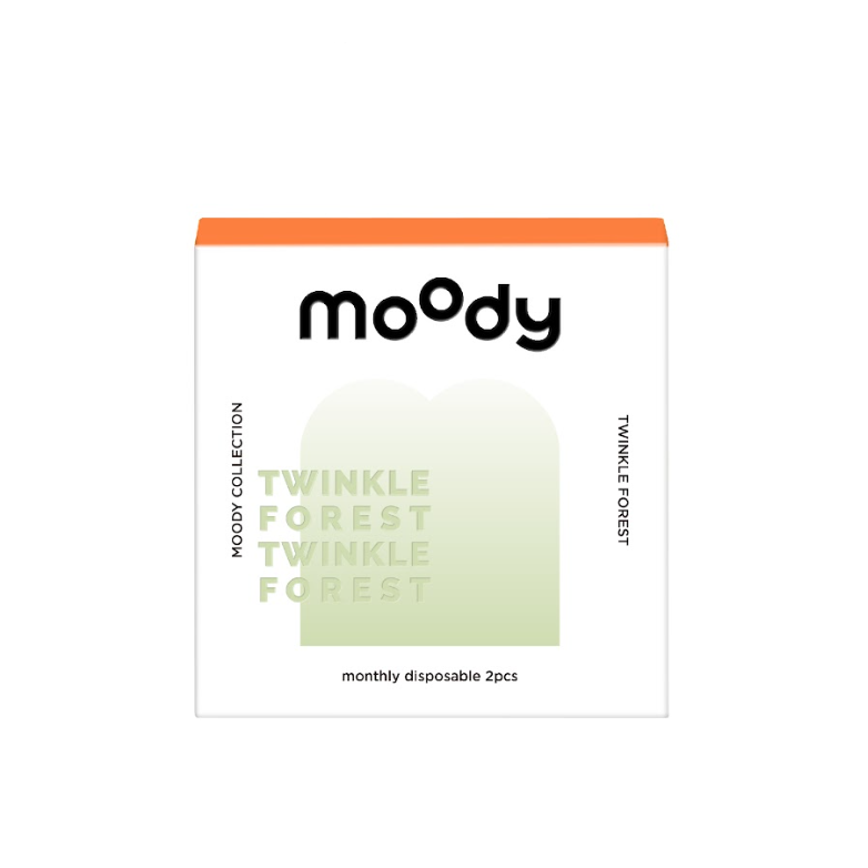 Moody collection Twinkle Forest (Olive Green) | 1 Month ( -3.25 ~ -5.50 ) (2 pcs)