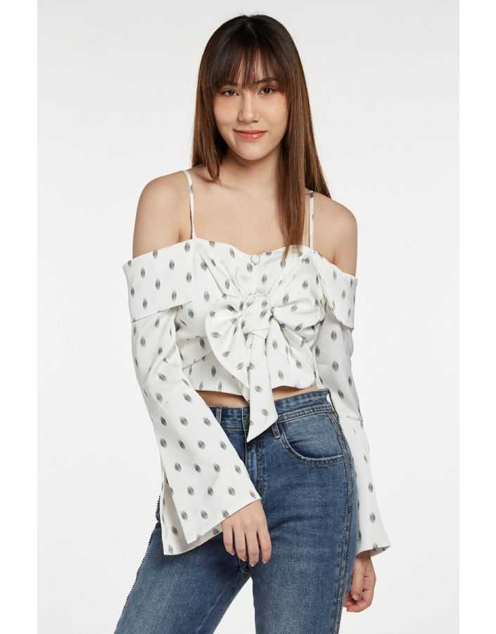 สายเดี่ยวลายจุด | Polka Dot Camisole | 05851