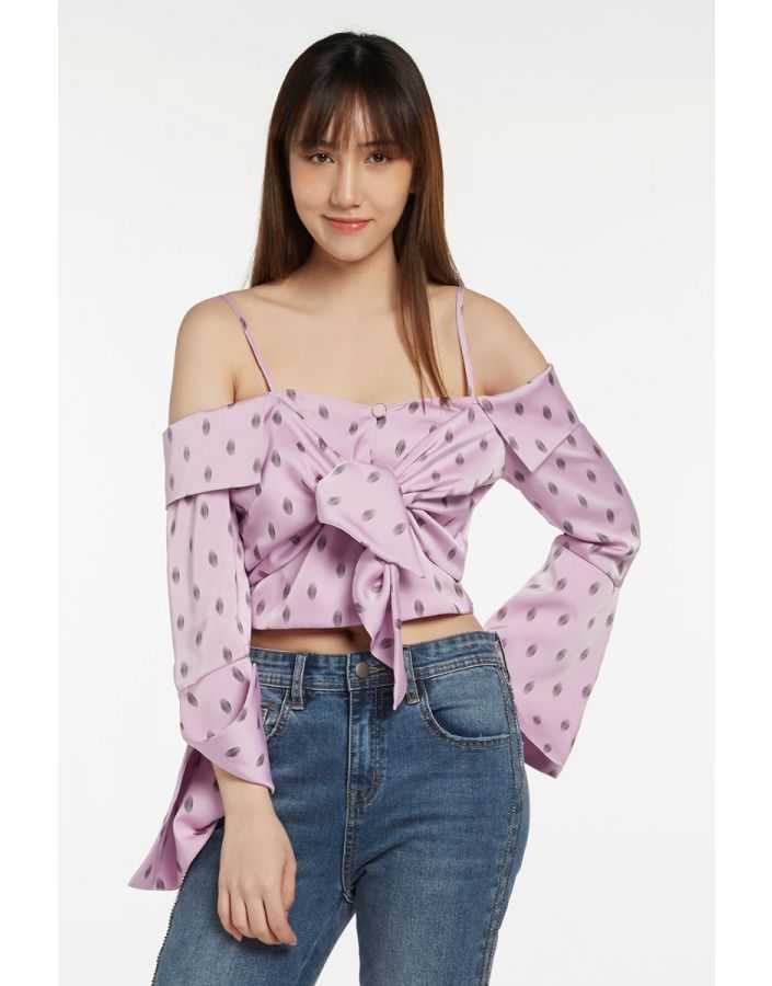 สายเดี่ยวลายจุด | Polka Dot Camisole | 05851