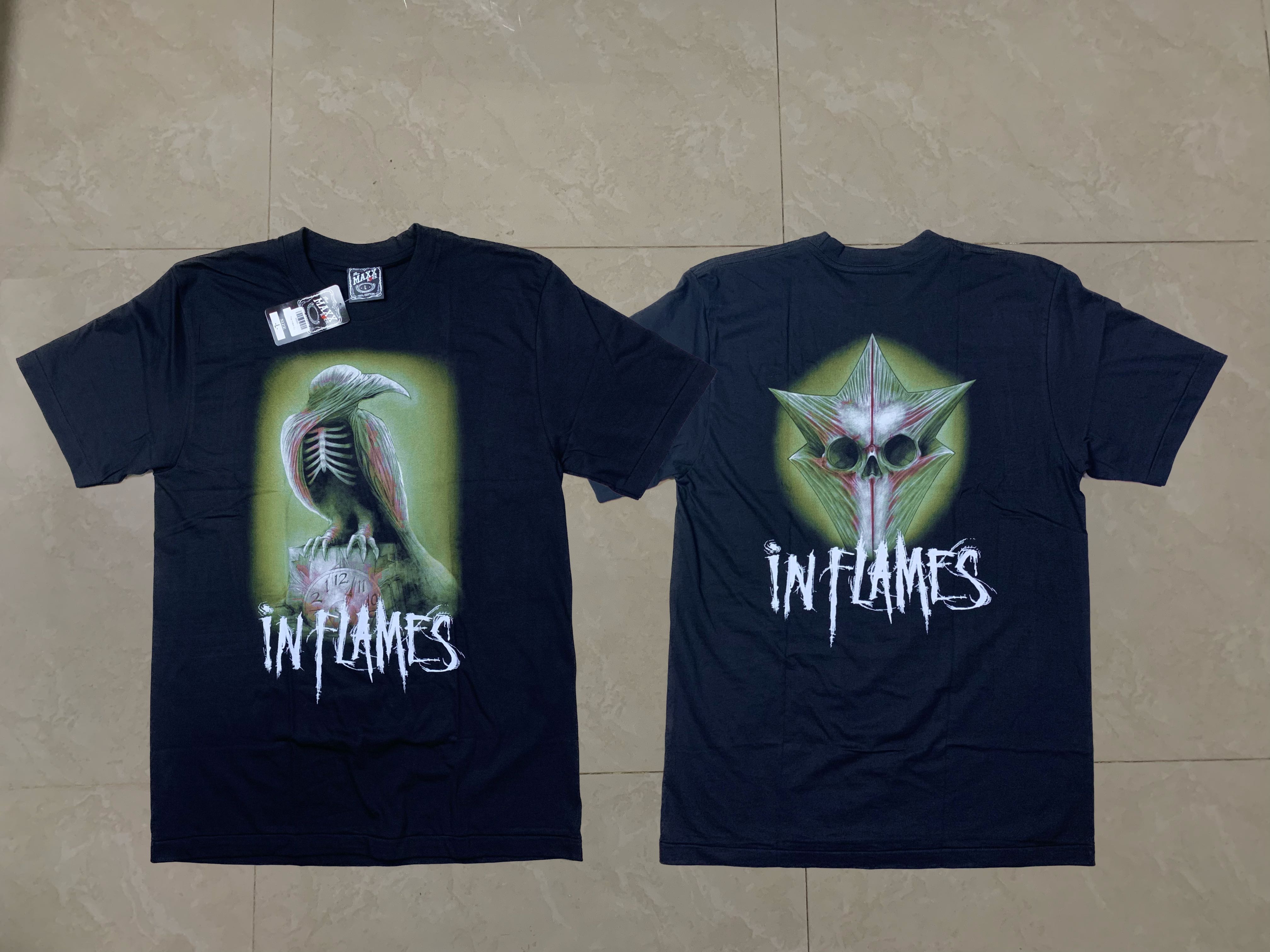 เสื้อวงวินเทจ In flames(The Roxx)