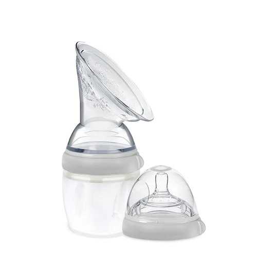 Haakaa Gen.3 Pump & Baby Bottle Top Set (160ml.) กรวยปั๊มนมซิลิโคน + จุกนมพร้อมฝาปิด