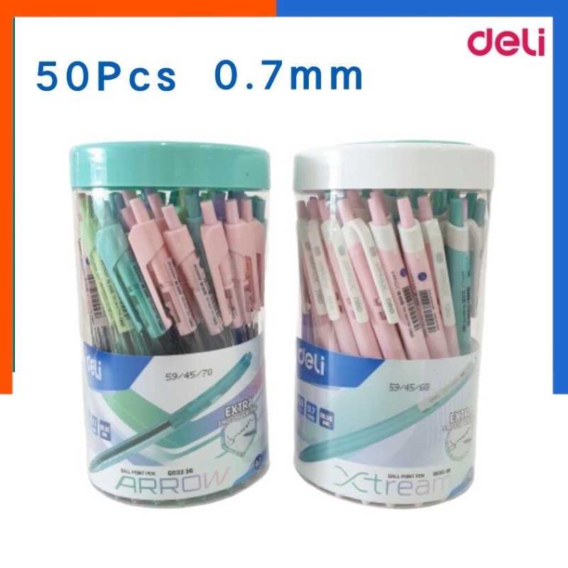 ปากกาลูกลื่น ด้ามสีหวานพาสเทล Xtream Dile 0.7mm แพค 12ด้าม/50ด้าม พร้อมส่ง เขียนลื่น