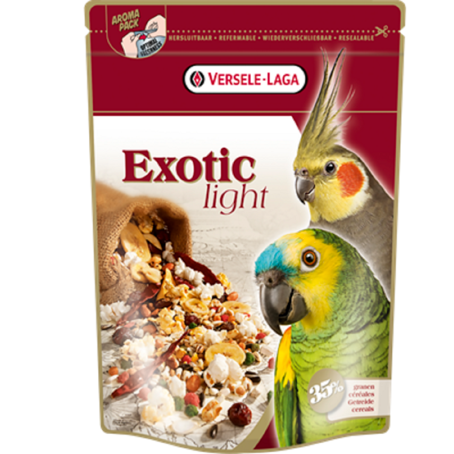 Prestige parrots exotic light mix 750g.