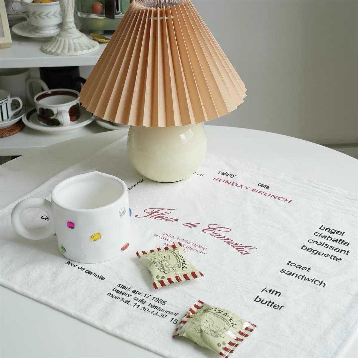 ผ้าพร็อพ 𝑺𝒖𝒏𝒅𝒂𝒚 𝑩𝒓𝒖𝒏𝒄𝒉 ☕️ Twinnies Decor