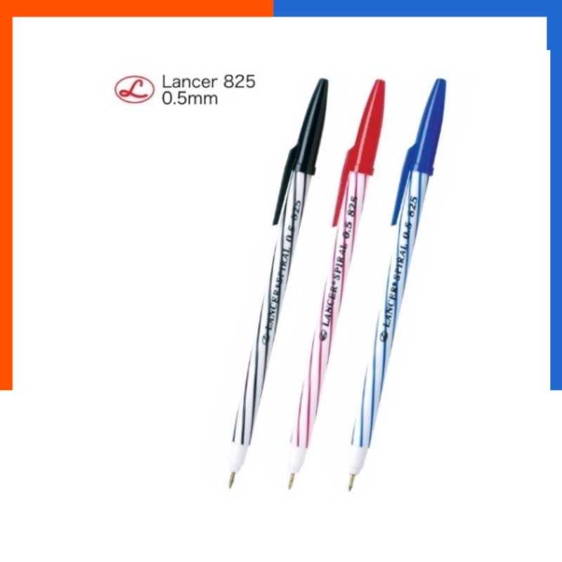 ปากกาลูกลื่นแลนเซอร์ 825 LANCER แพค 12ด้าม/50ด้าม รุ่นในตำนาน พร้อมส่ง