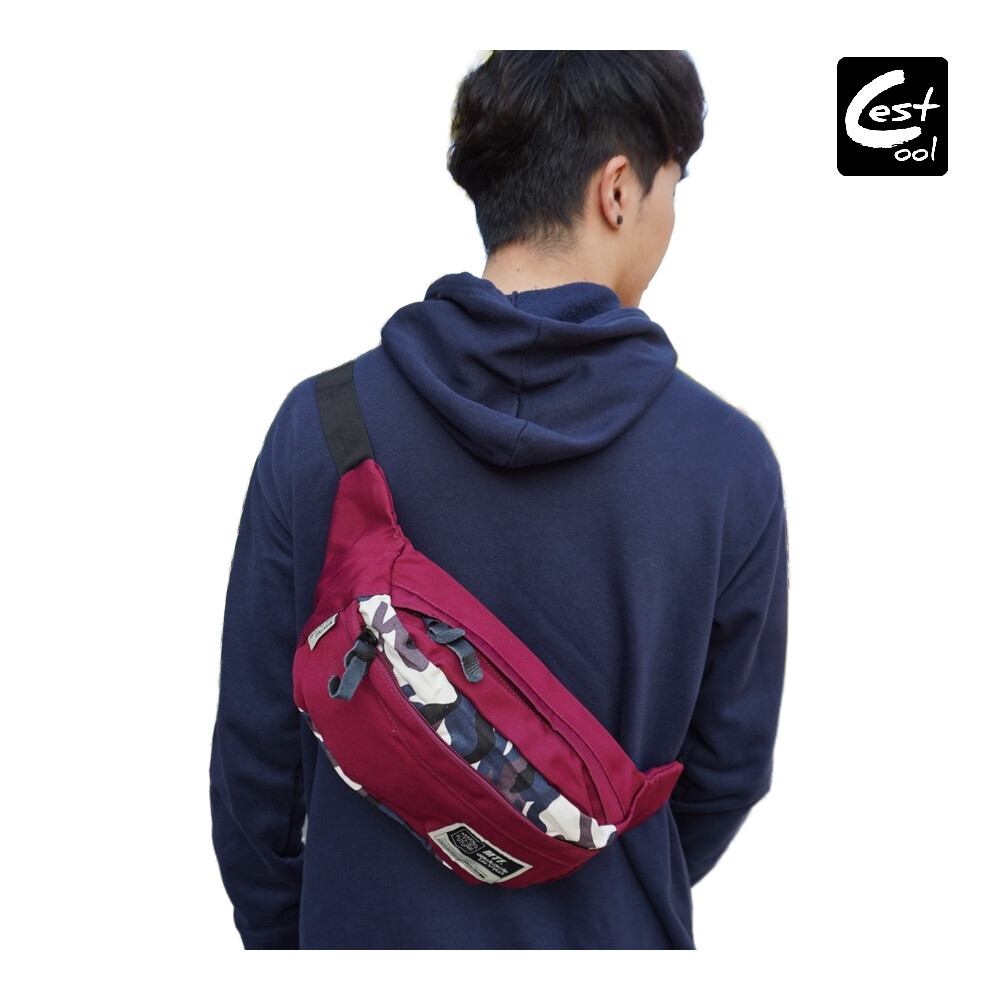 Cest Cool MTF 8171 กระเป๋าคาดอก คาดเอว ลายพราง