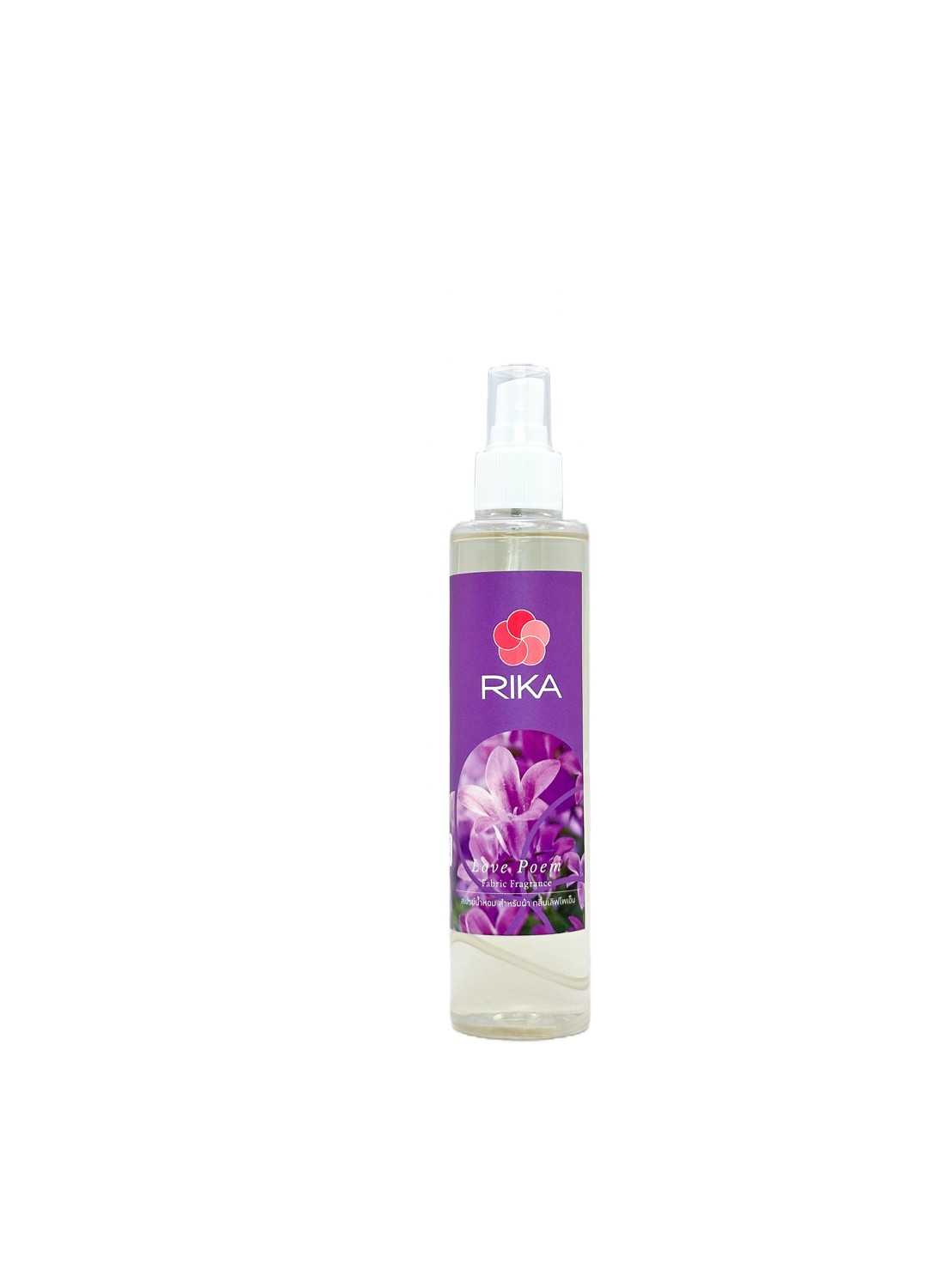 RIKA สเปรย์น้ำหอม กลิ่นเลิฟโพเอ็ม (ม่วง) (LOVE POEM FABRIC FRAGRANCE)