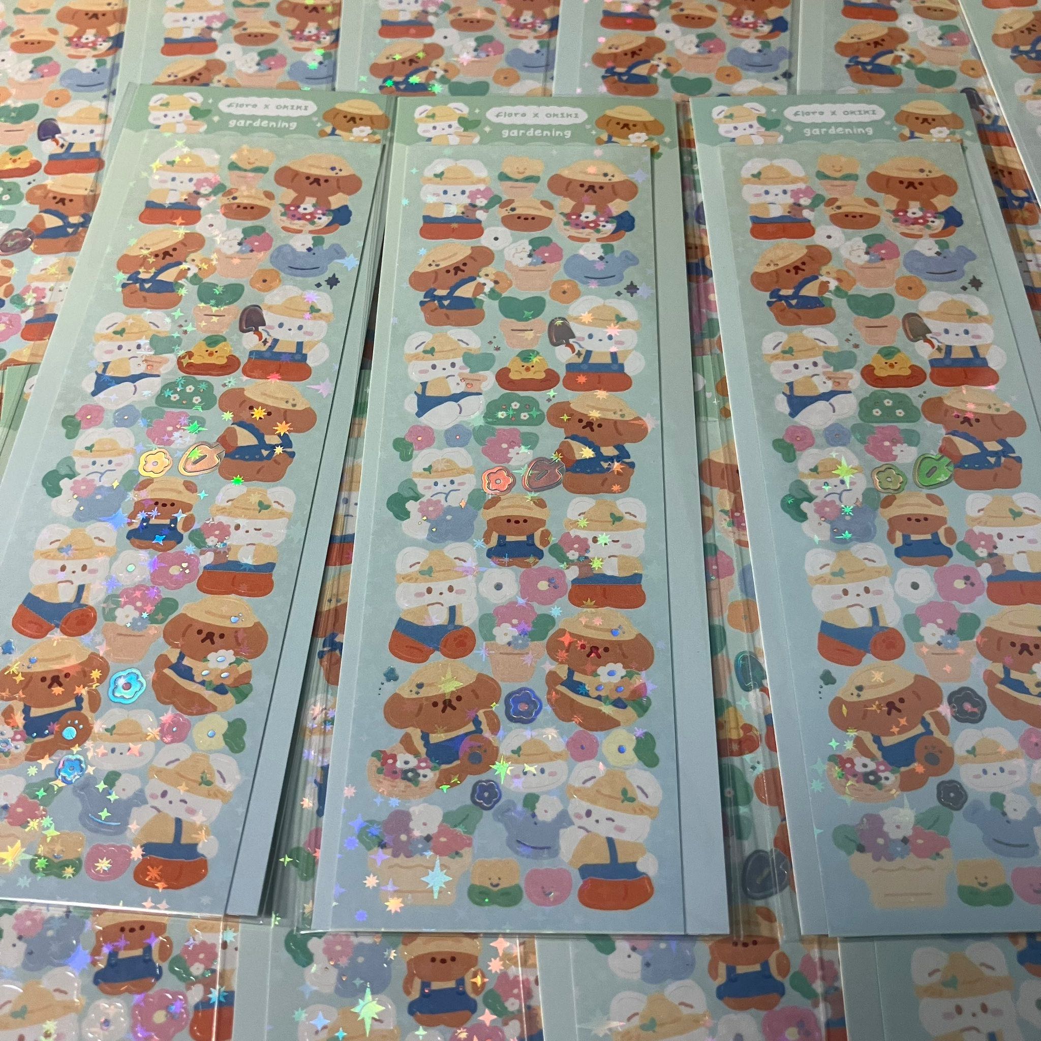 พร้อมส่ง floro studio x okiki diary sticker 