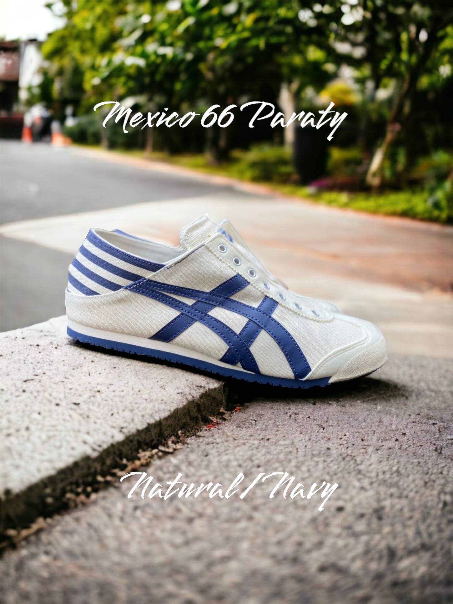 Onitsuka Tiger Mexico66 Paraty Natural/ Navy