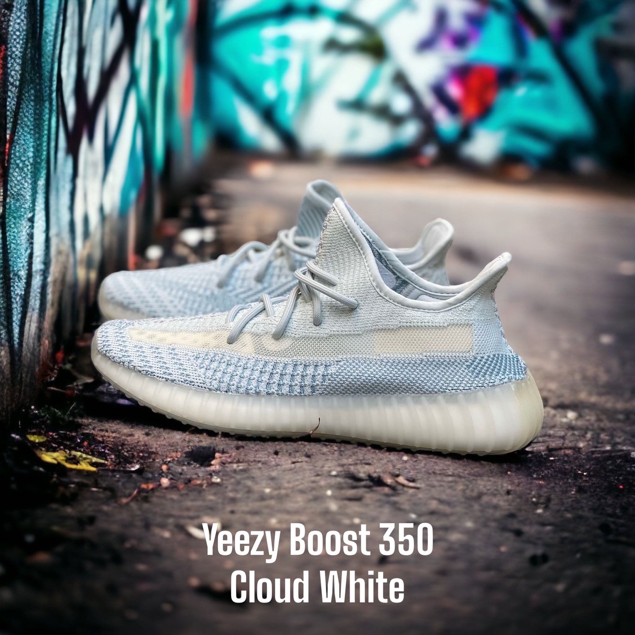 Adidas Yeezy Boost 350 Cloud White non reflective LINE SHOPPING