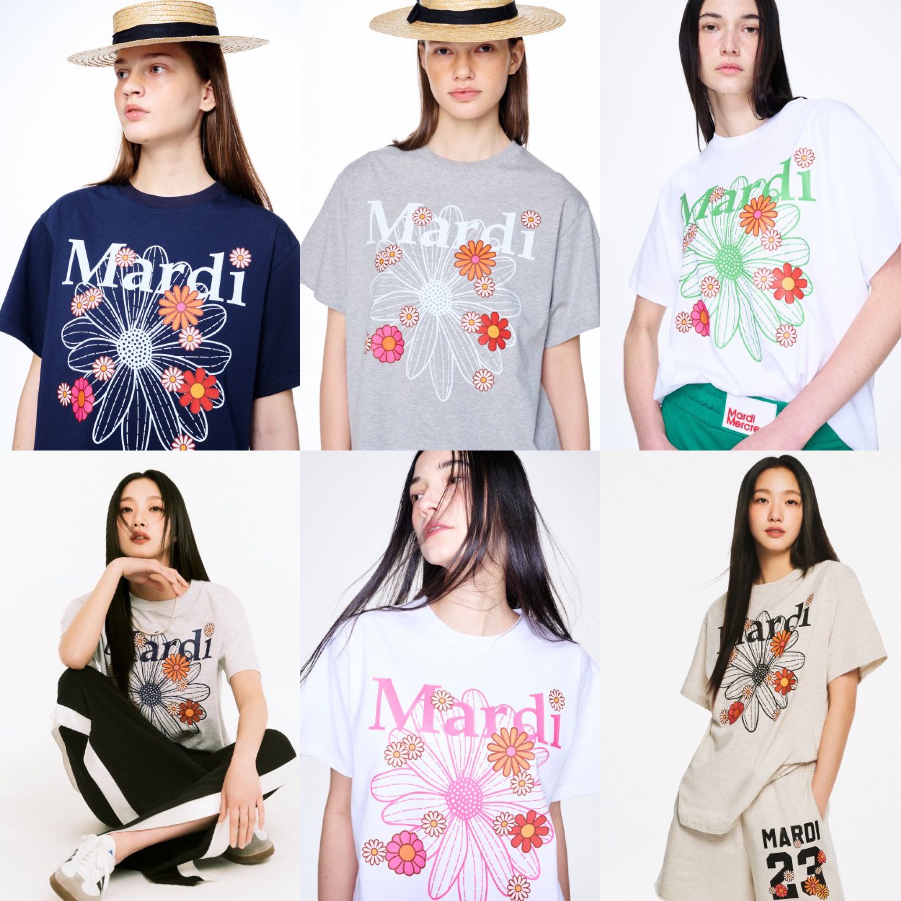 พร้อมส่ง/ ของแท้ MARDI MERCREDI BLOSSOM FLOWER /gradation Blackpink 