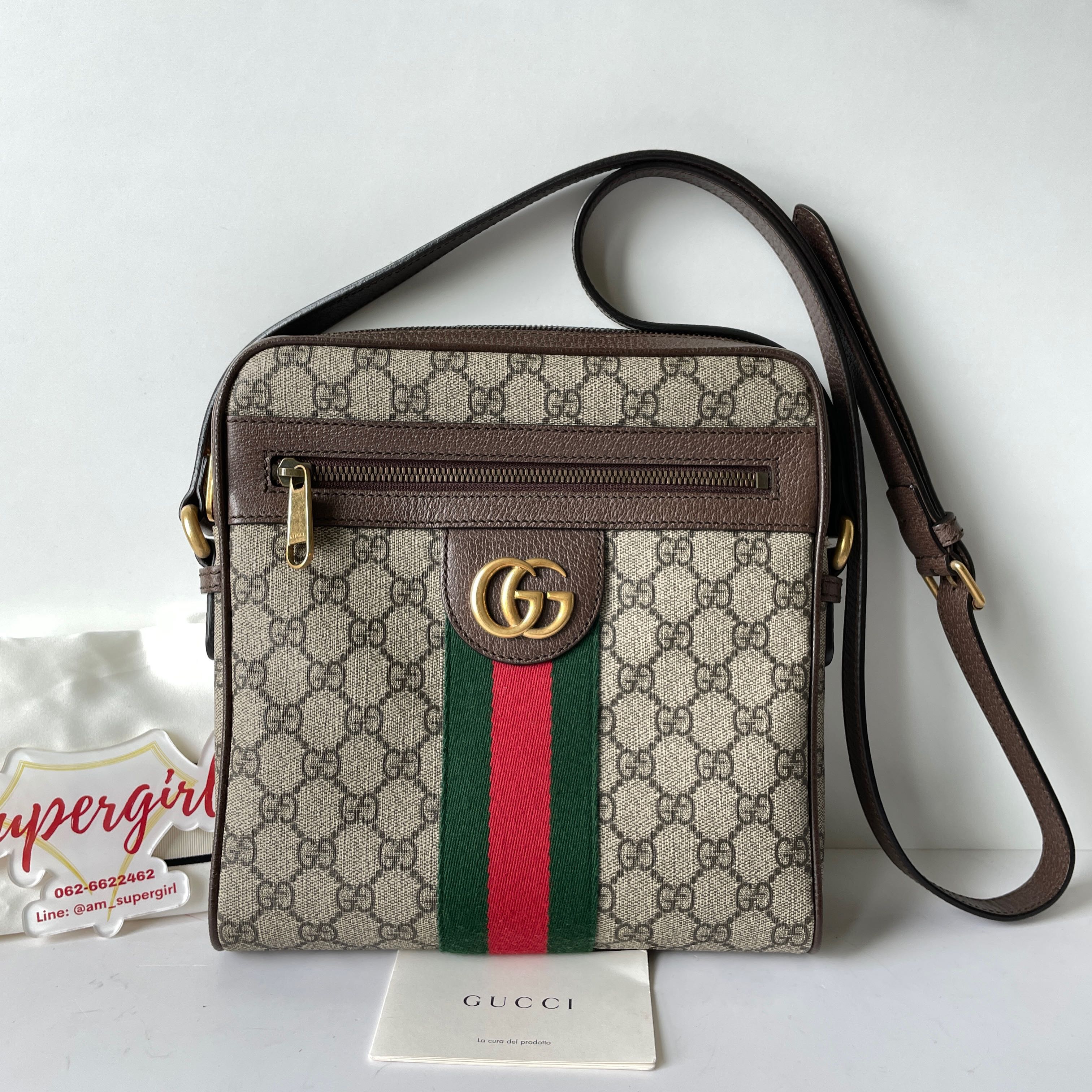 Good condition! GUCCI Ophidia GG small messenger 