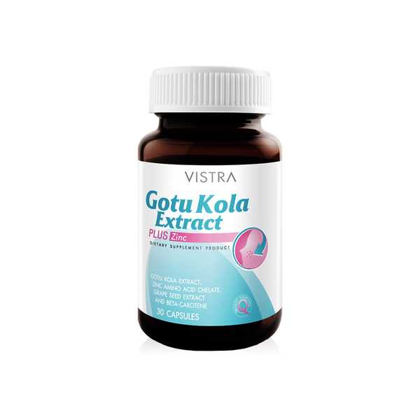 VISTRA Gotu Kola Extract plus Zinc (30 Tablets)