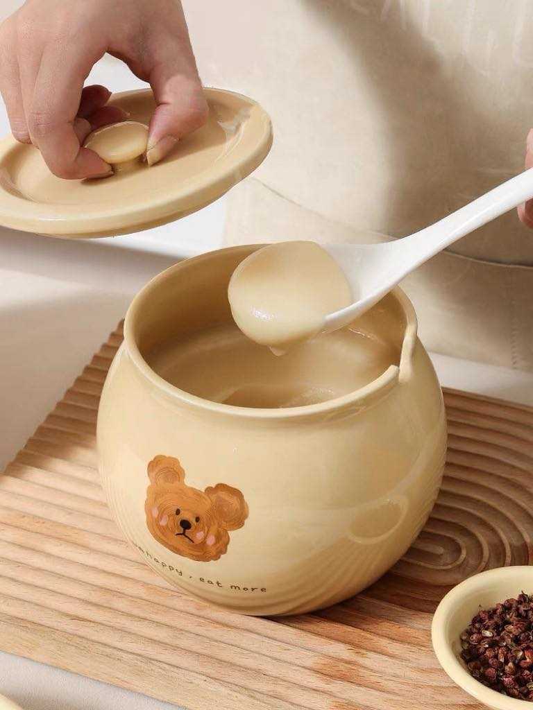 โถน้องหมี 𝒉𝒂𝒑𝒑𝒚 𝒆𝒂𝒕 𝒎𝒐𝒓𝒆 🐻 Twinnies Decor