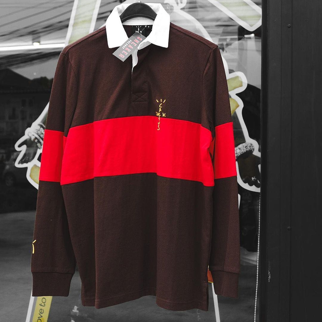 Travis Scott x McDonald's Cactus Jack Rugby Polo | LINE SHOPPING