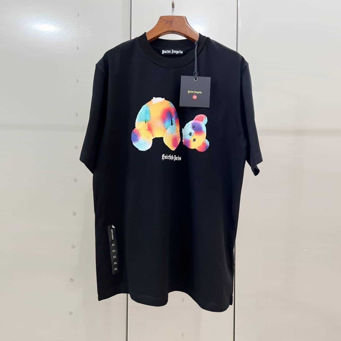 PALM ANGELS POP KILL THE BEAR T-SHIRT เสื้อยืดคอกลมแขนสั้น แบรนด์ปาล์มแองเจิล