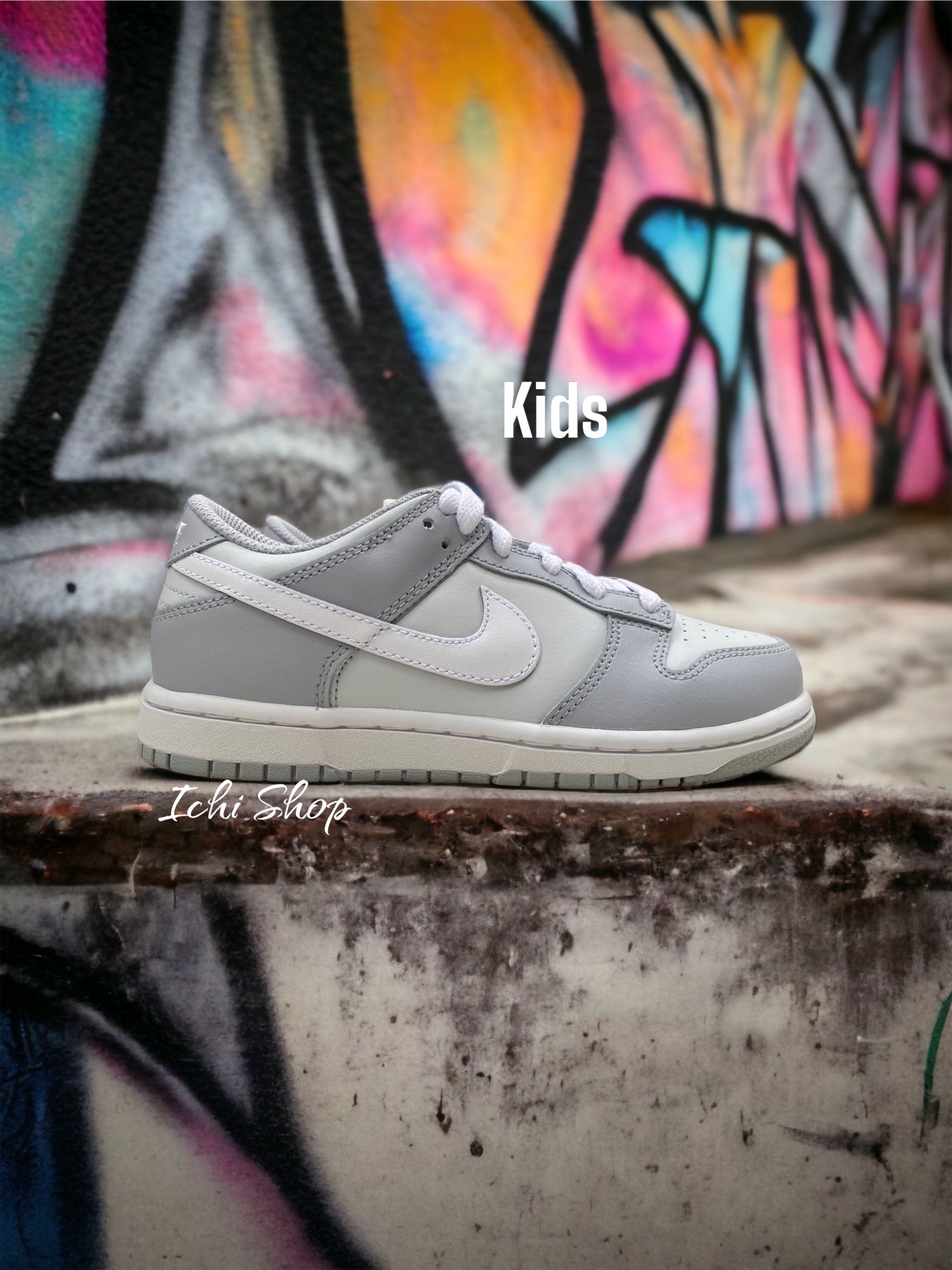 Nike Dunk Low PS Wolf Grey (Kids)