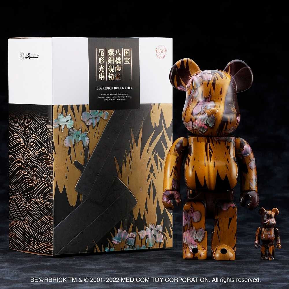 Be@rbrick Tokyo National Museum Ogata Korin National Treasure 100%+400%