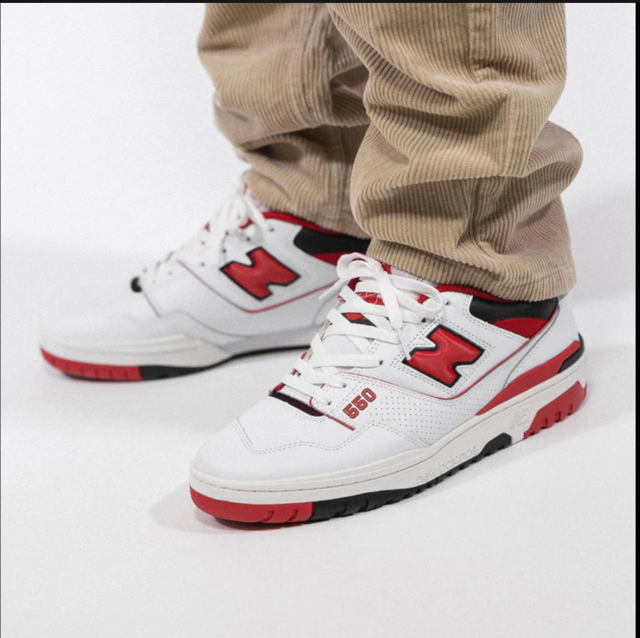 New Balance 550 White Red