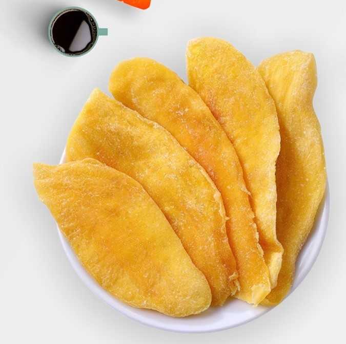 มะม่วงอบแห้ง 400g. สูตรนำ้ตาลน้อย พร้อมทาน หวานอมเปรี้ยว อร่อยมากๆ