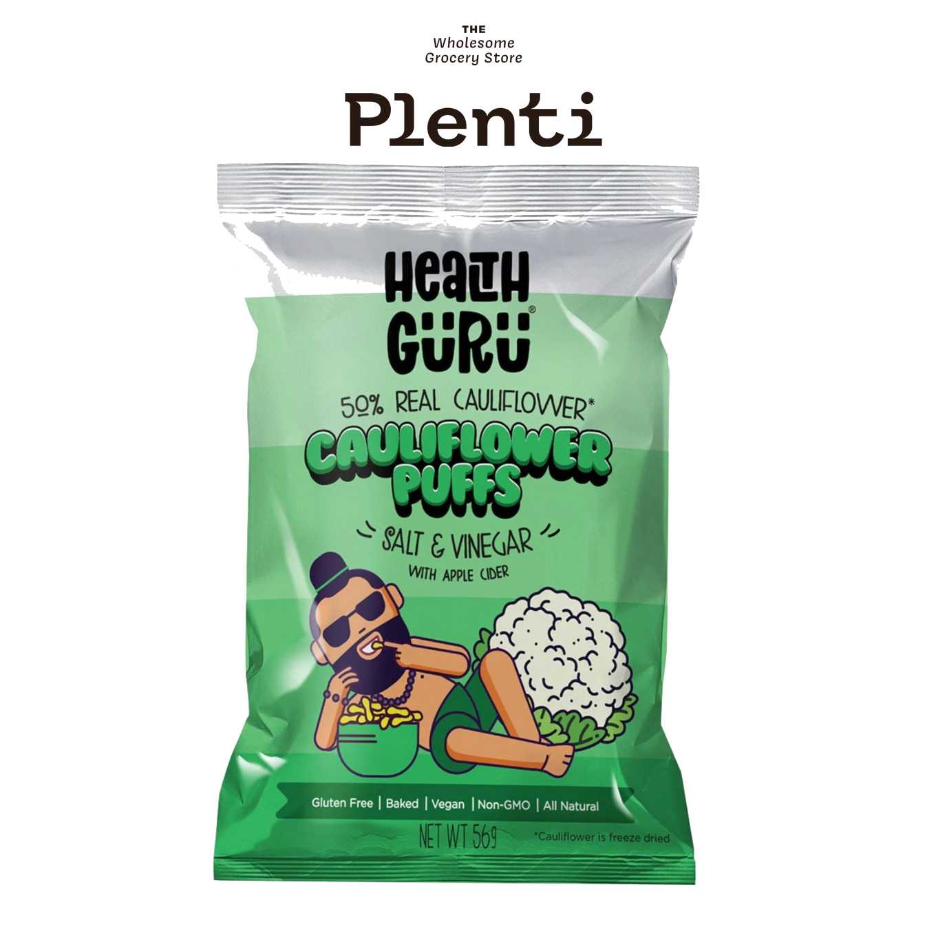 Cauliflower Puffs – Salt & Vinegar with Apple Cider HEALTH GURU