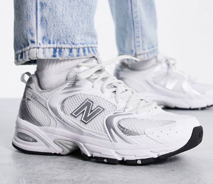 New Balance 530 White Silver Metallic (M) MR530AD