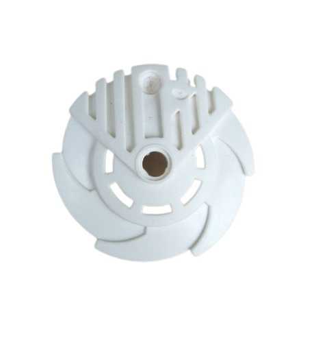 White Bionicle 5 x 5 Shield with Saw Blades Circular