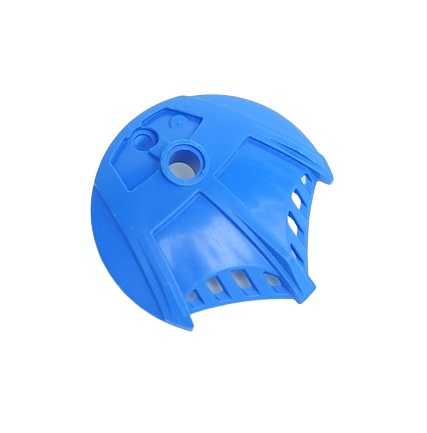Blue Bionicle 5 x 5 Shield with 3 Top Fins